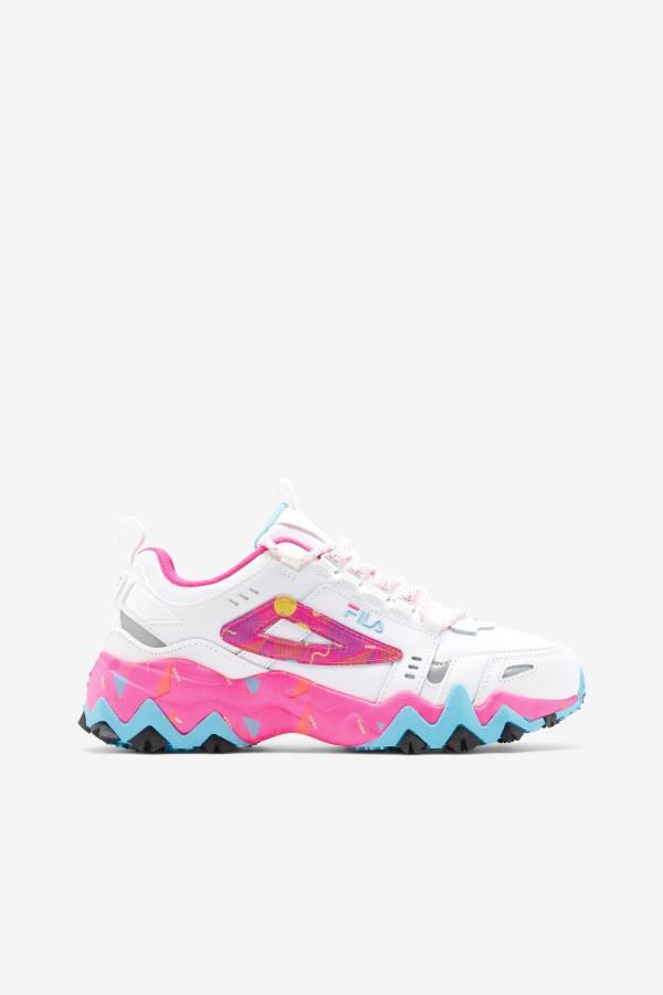 Women's Oakmont TR Fila Outlets White/Pink Glo/Bluefish