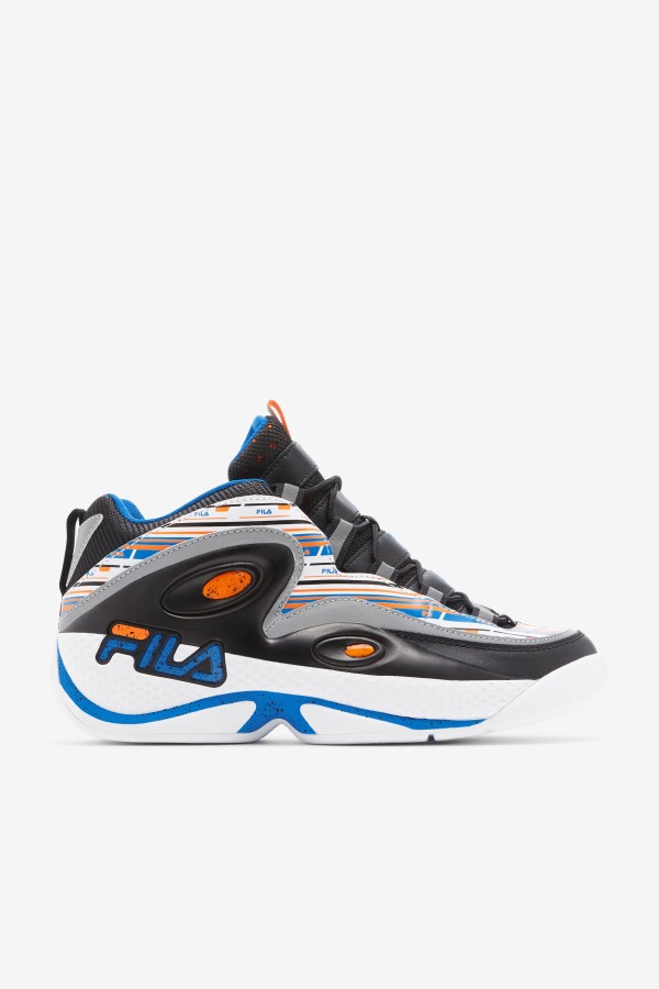 Fila Outlets White/Orange/Blue Men's Grant Hill 3