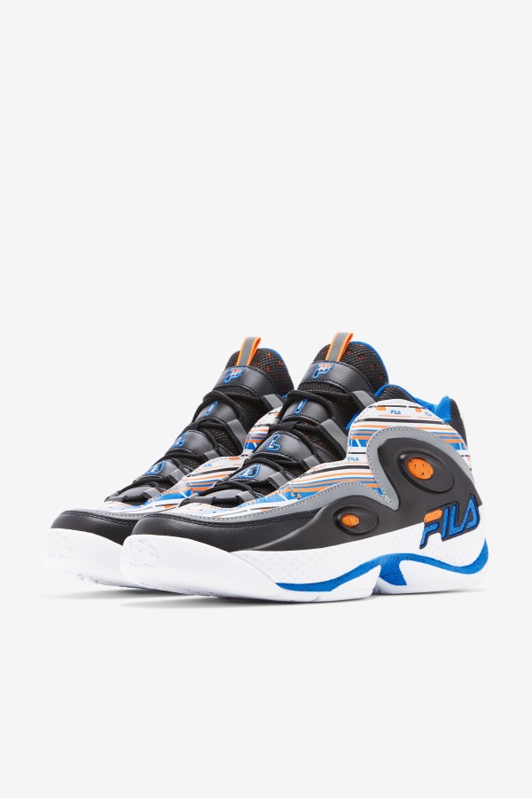 Fila Outlets White/Orange/Blue Men\'s Grant Hill 3