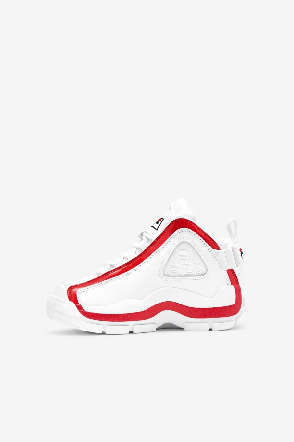 big kids\' Grant Hill 2 White/Red/Black Fila Outlets