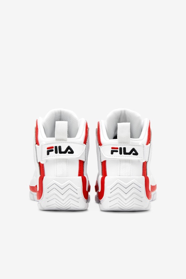 big kids\' Grant Hill 2 White/Red/Black Fila Outlets
