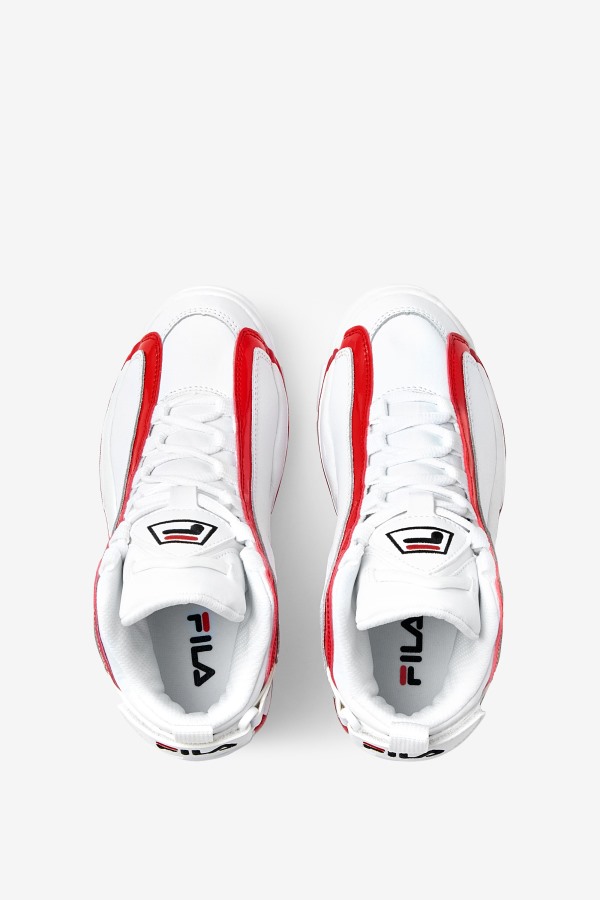 big kids\' Grant Hill 2 White/Red/Black Fila Outlets