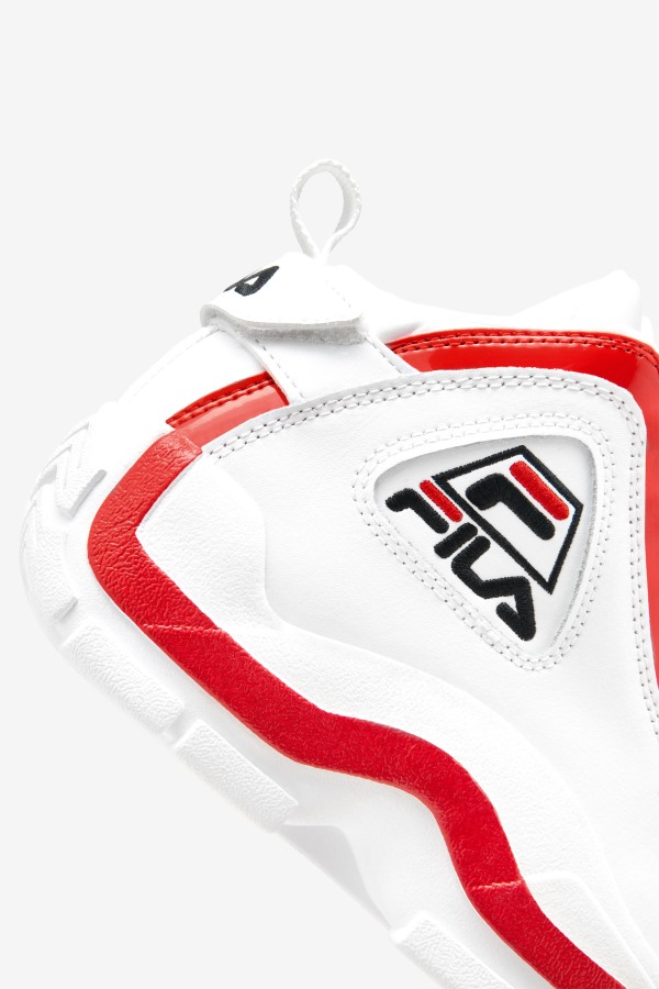 big kids\' Grant Hill 2 White/Red/Black Fila Outlets
