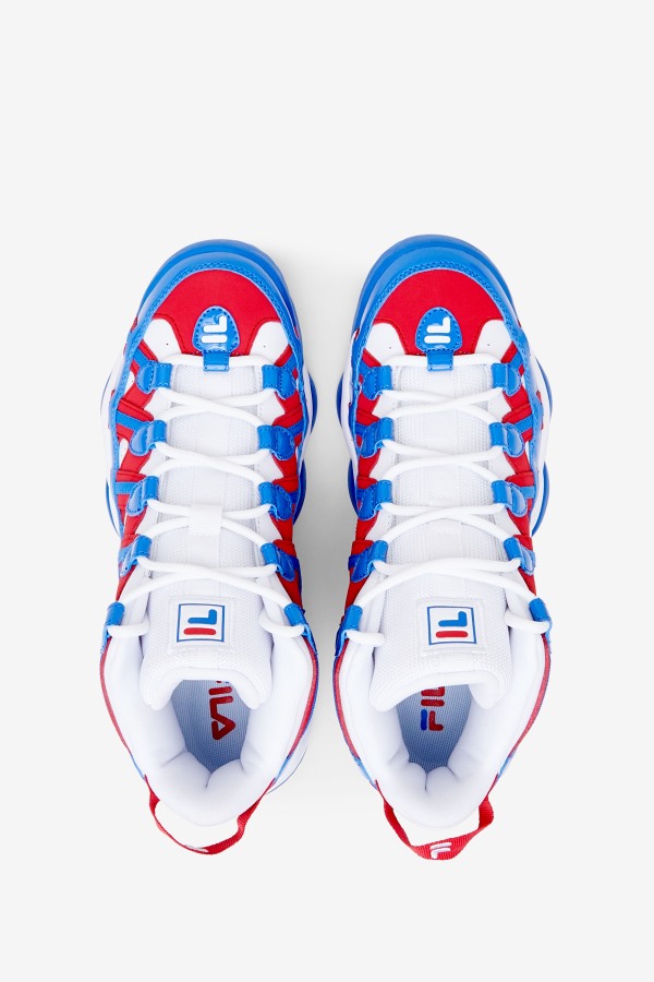 White/Red/Blue Fila Outlets Men\'s Stackhouse Spaghetti