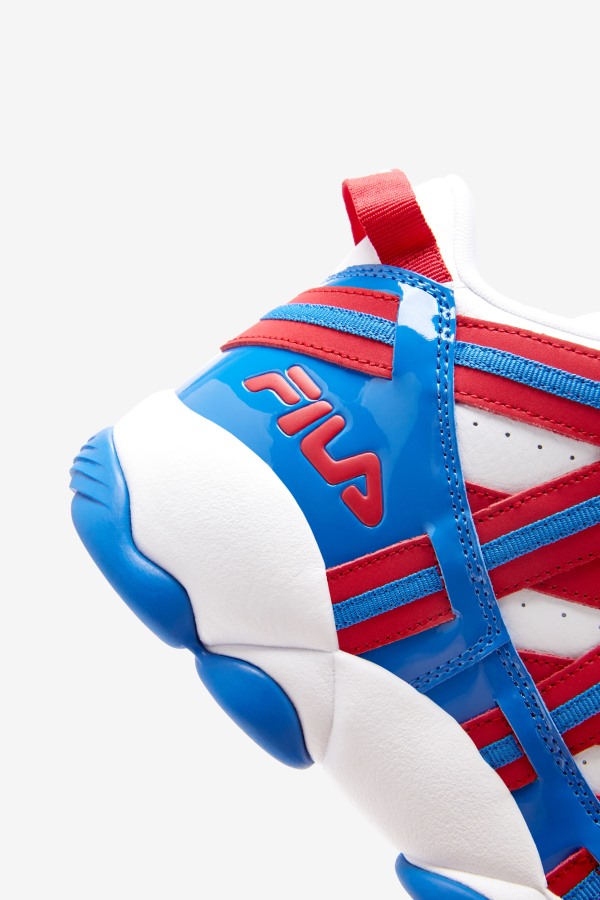 White/Red/Blue Fila Outlets Men\'s Stackhouse Spaghetti
