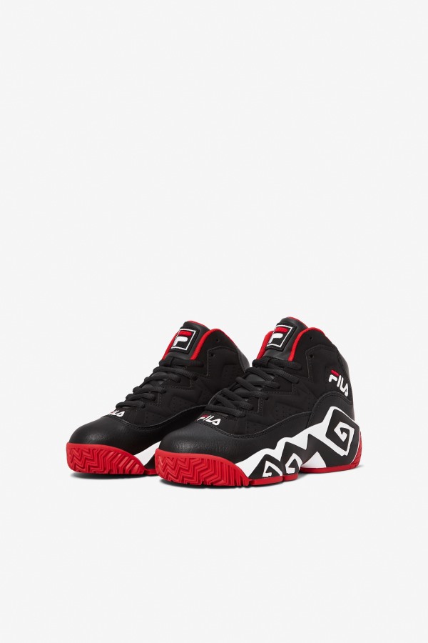 Big Kids\' Mb Fila Outlets Black/White/Red