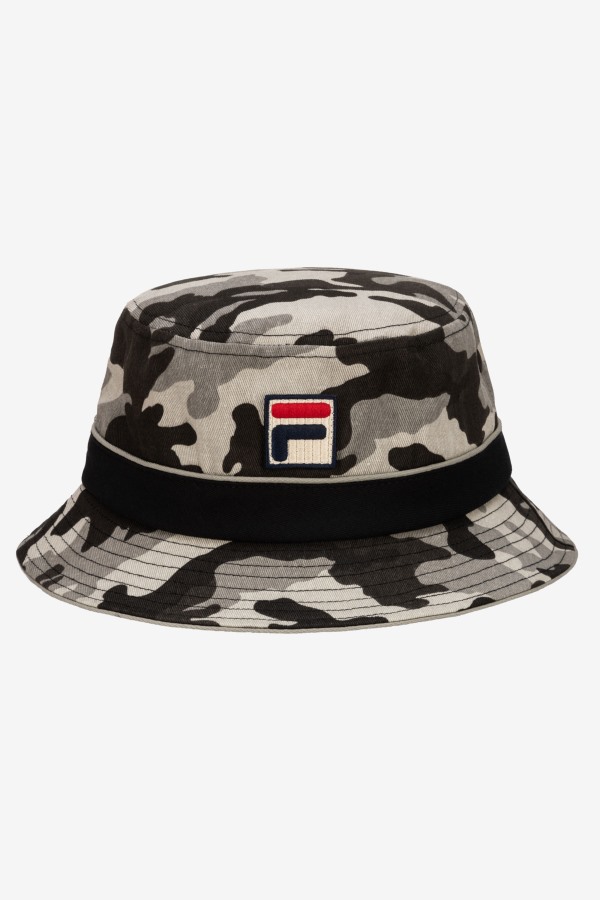 Camo Bucket Hat Black Camo Fila Outlets