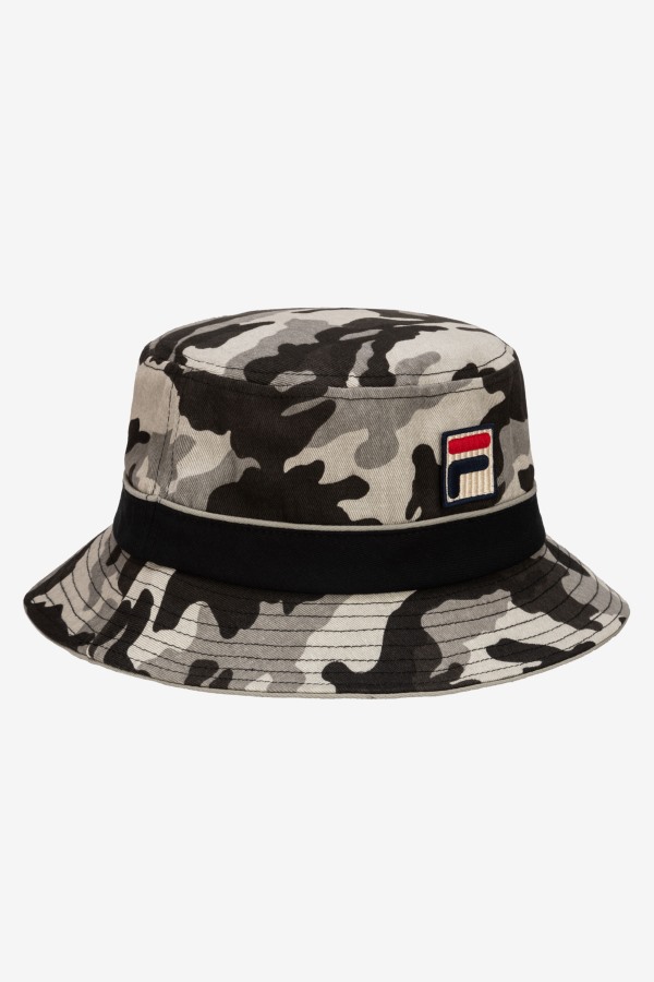 Camo Bucket Hat Black Camo Fila Outlets
