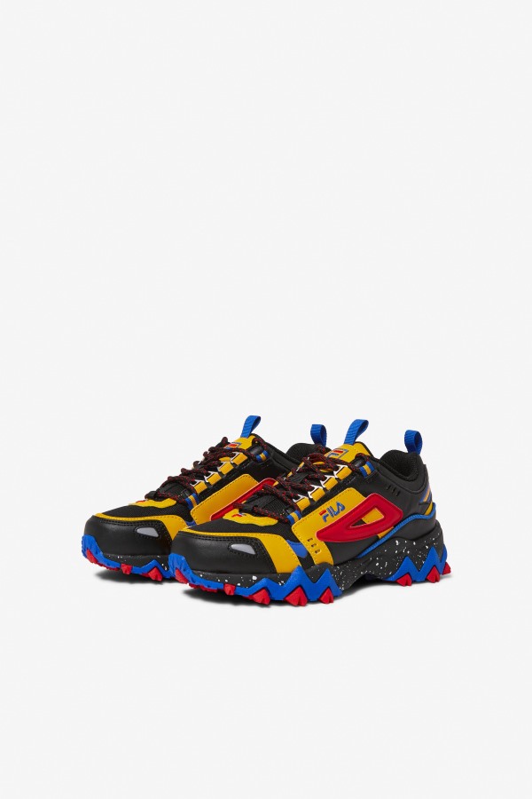 Fila Outlets Black/Gold/Red Big Kids\' Oakmont Tr