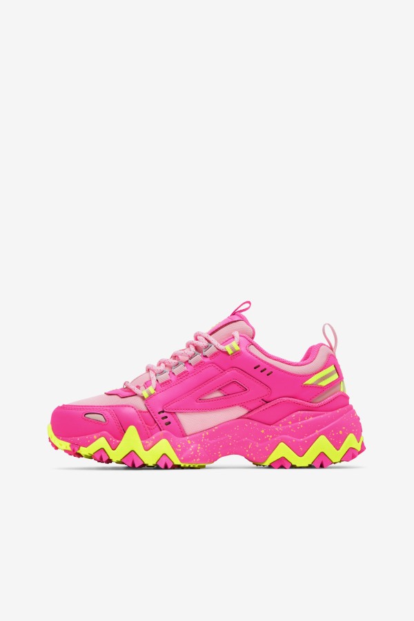 Women\'s Oakmont Tr Pink/Almond Blossom/Yellow Fila Outlets