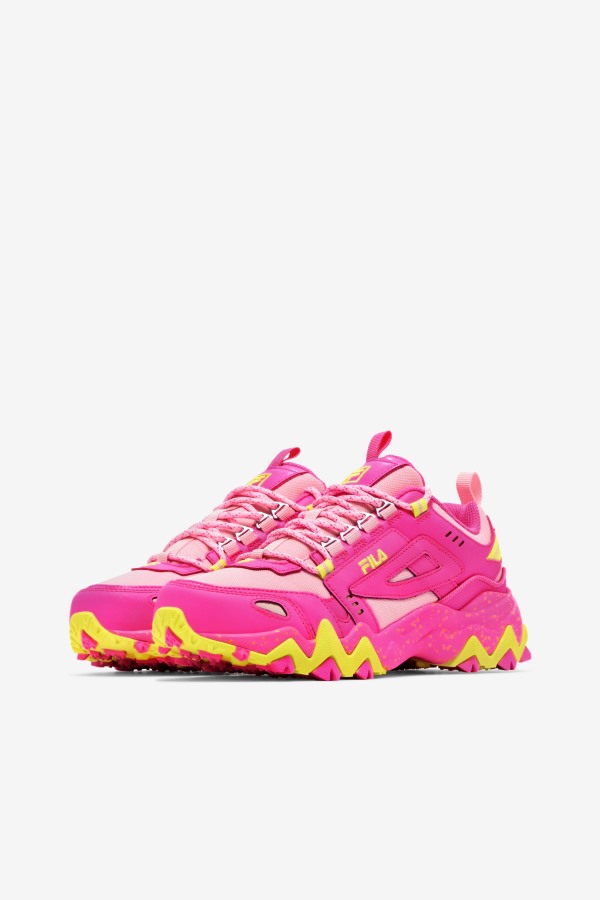 Women\'s Oakmont Tr Pink/Almond Blossom/Yellow Fila Outlets