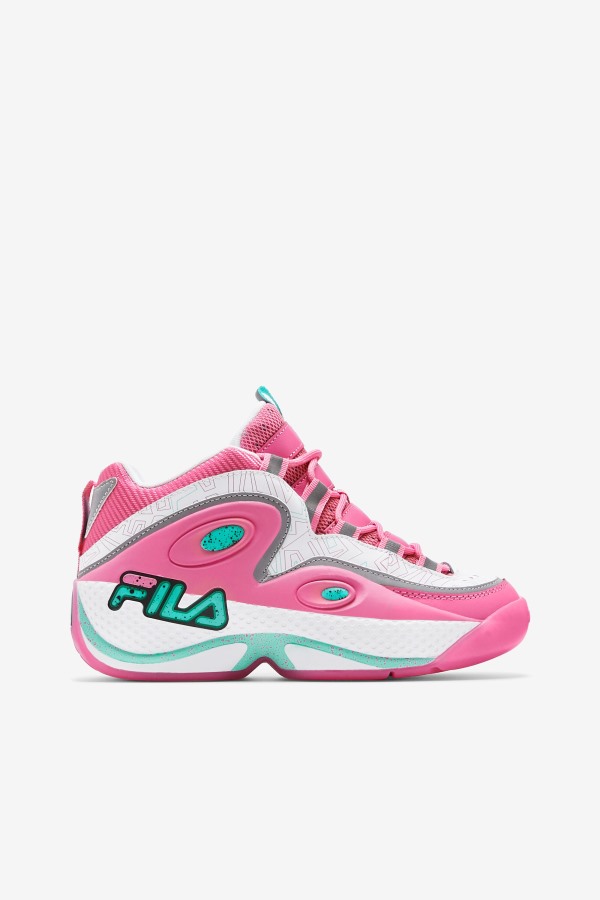 Fila Outlets White/Pink/Cockatoo Women's Grant Hill 3