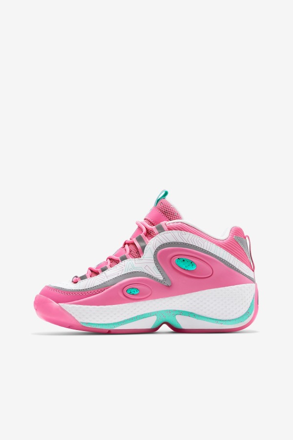 Fila Outlets White/Pink/Cockatoo Women\'s Grant Hill 3