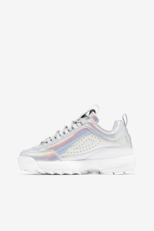 Women\'s Disruptor 2 Premium Iridescent Fila Outlets Iridescent