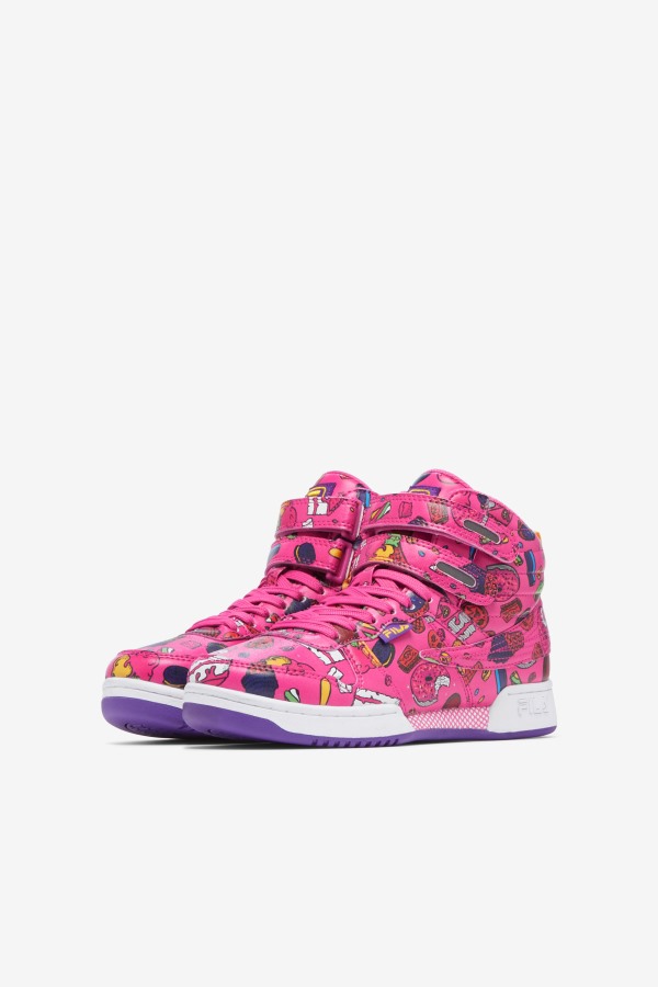 Sugar Plum/Purple/Lemon Fila Outlets Big Kids\' F-14