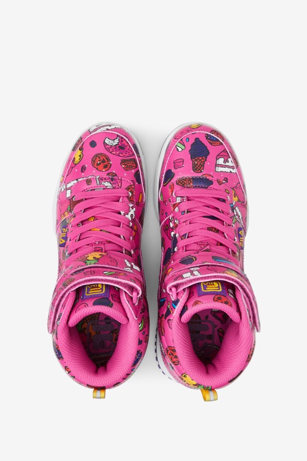Sugar Plum/Purple/Lemon Fila Outlets Big Kids\' F-14
