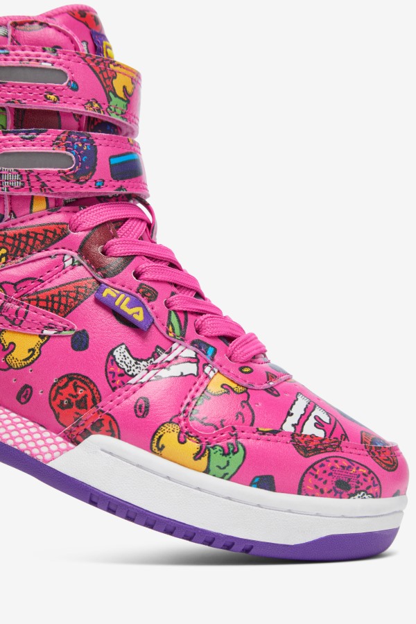 Sugar Plum/Purple/Lemon Fila Outlets Big Kids\' F-14