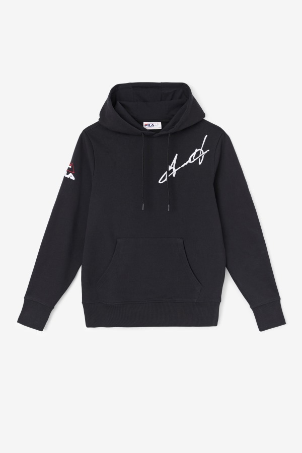 Grant Hill Lazarus Hoodie Black Fila Outlets