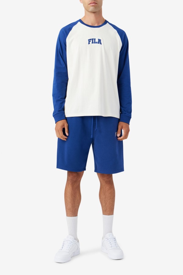 Fila Outlets Chet Raglan Tee Gardenia/Blue