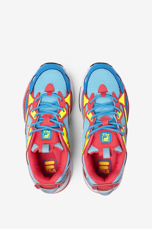 Women\'s Ray Tracer Apex Fila Outlets Bluefish/Yellow/Fiery Coral