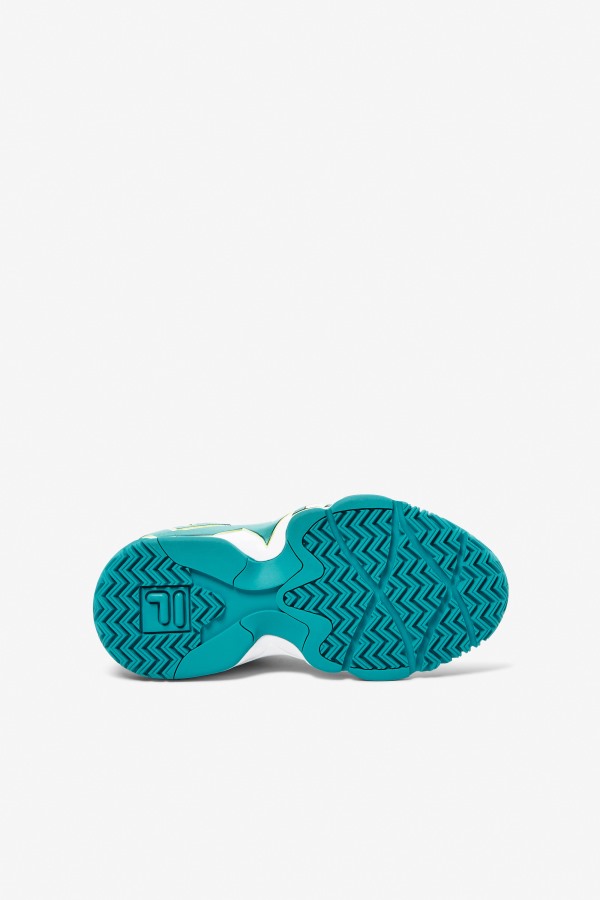 Big Kids\' Mb White/Ceramic/Green Fila Outlets