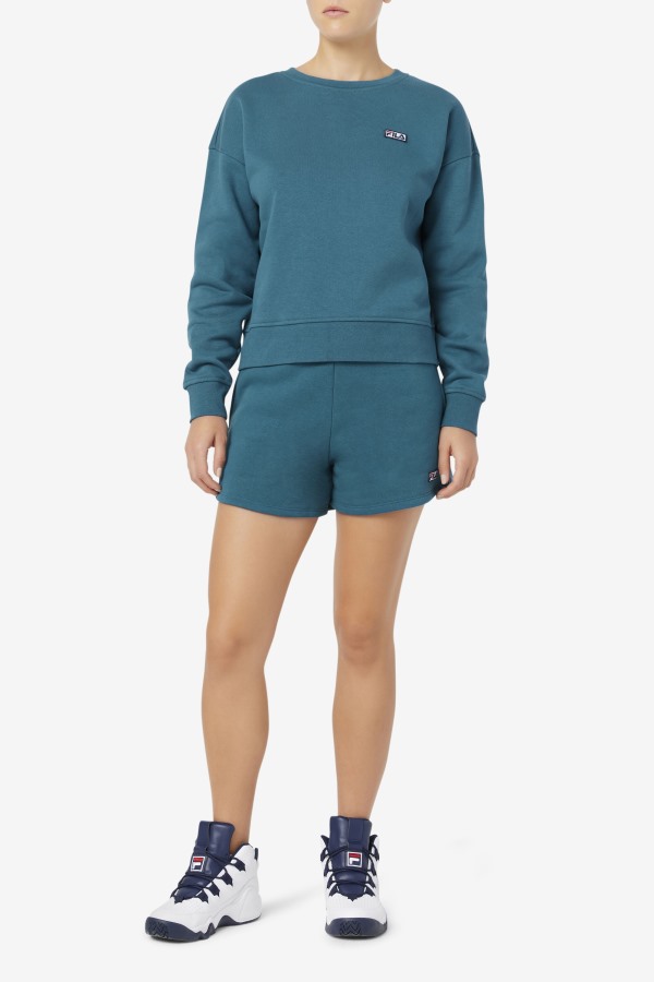 Diara High Rise Short Blue Coral Fila Outlets