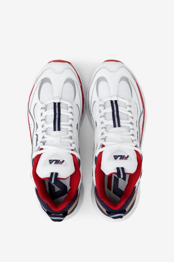 White/Blue/Red Fila Outlets Men\'s Trigate