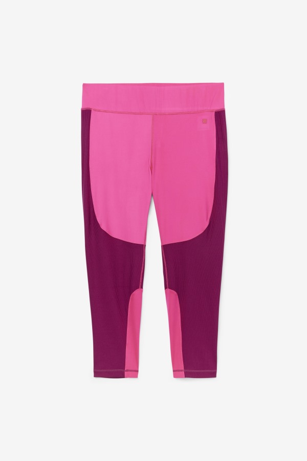 Forza Textured Long Legging Bright Pink/Magenta Purple Fila Outlets