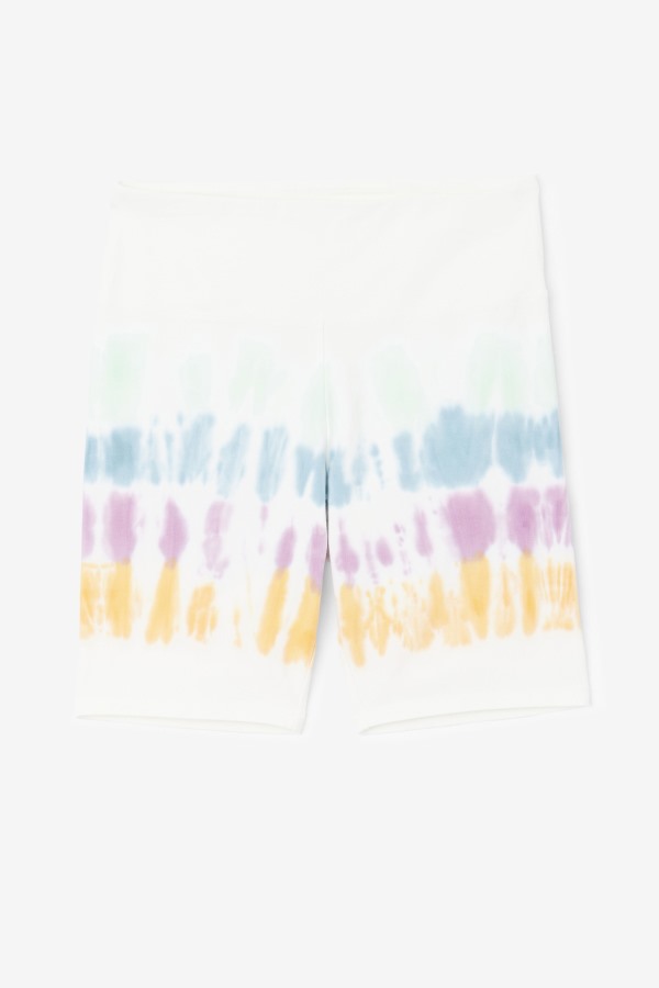 White Tie Dye Fila Outlets Taima Tie Dye Bike Short