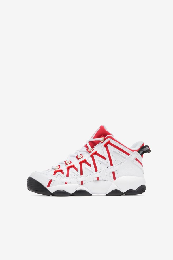 White/Red/Black Fila Outlets Little Kids\' Stackhouse