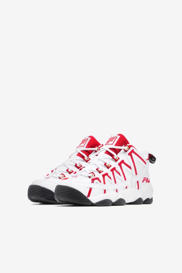 White/Red/Black Fila Outlets Little Kids\' Stackhouse