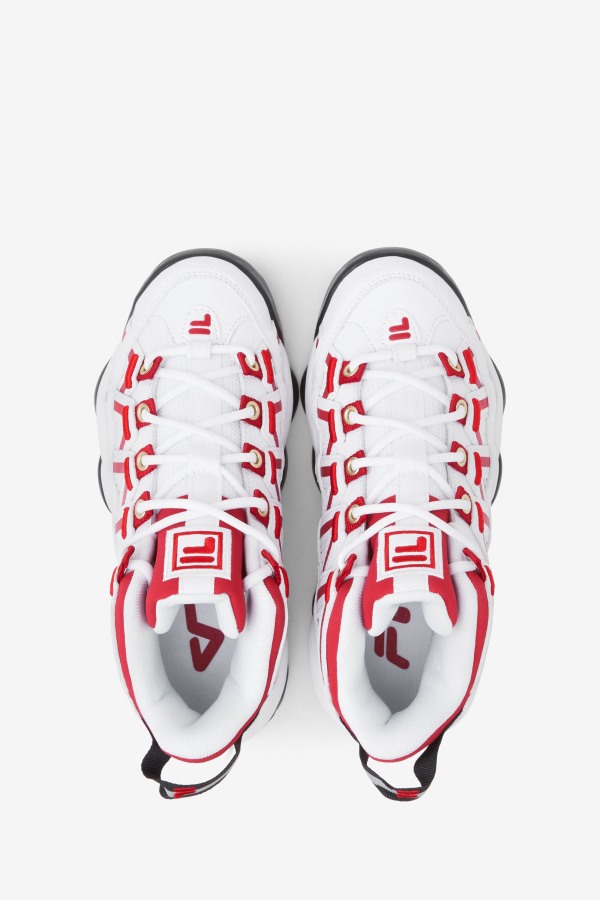 White/Red/Black Fila Outlets Little Kids\' Stackhouse