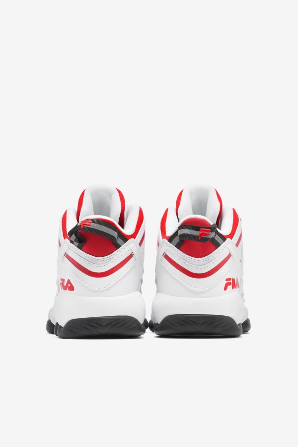 White/Red/Black Fila Outlets Little Kids\' Stackhouse