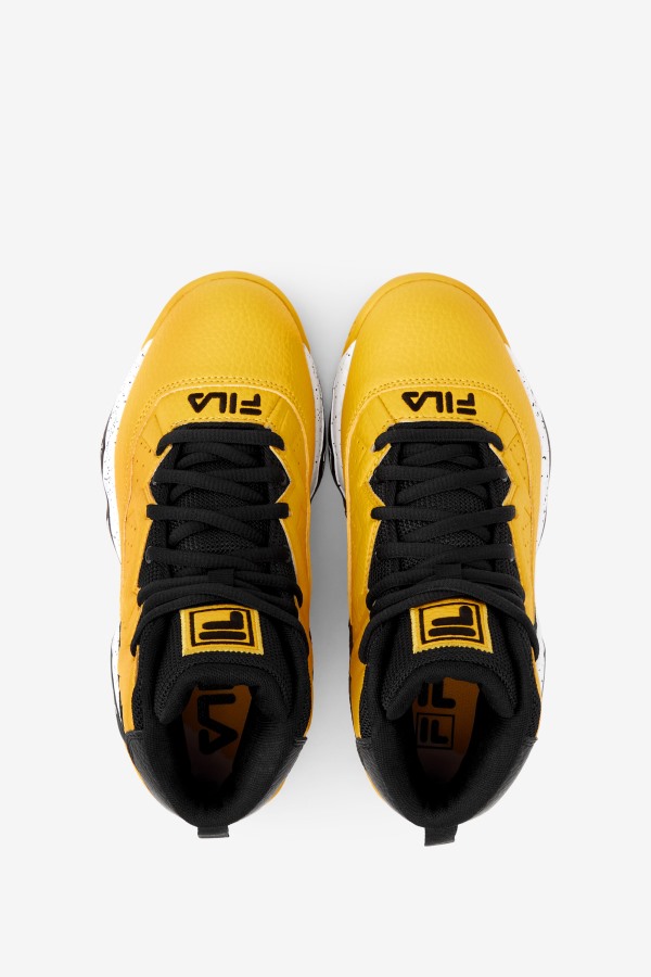 Lemon/Black/White Little Kids\' Mb Fila Outlets