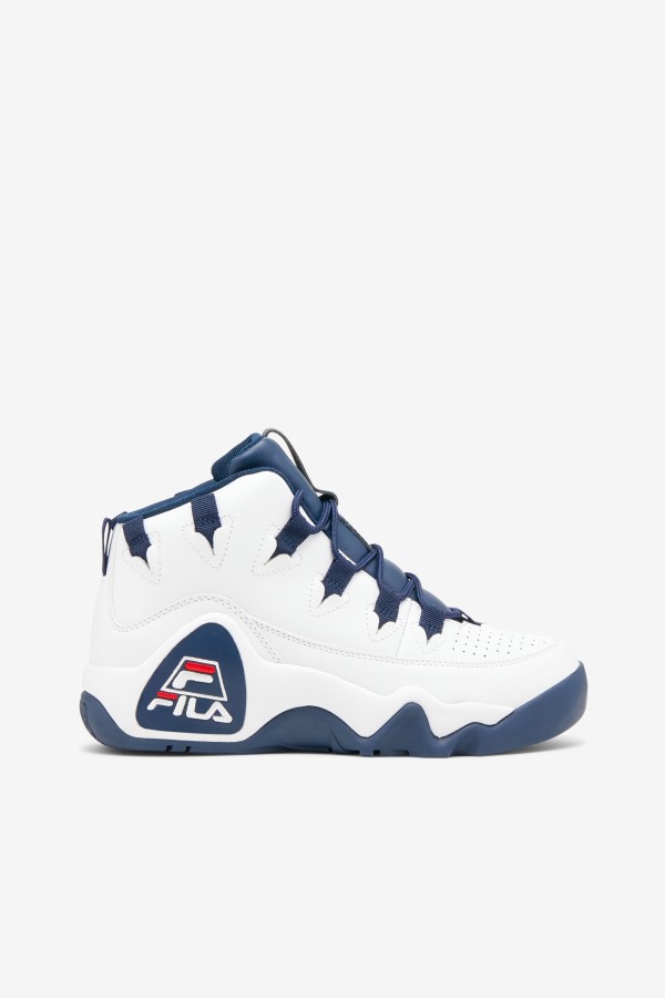 White/Navy/Red Women's Grant Hill 1 Fila Outlets