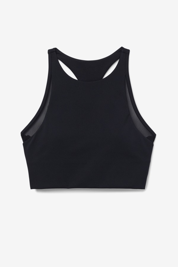 Uplift T-Back Sports Bra Fila Outlets Black