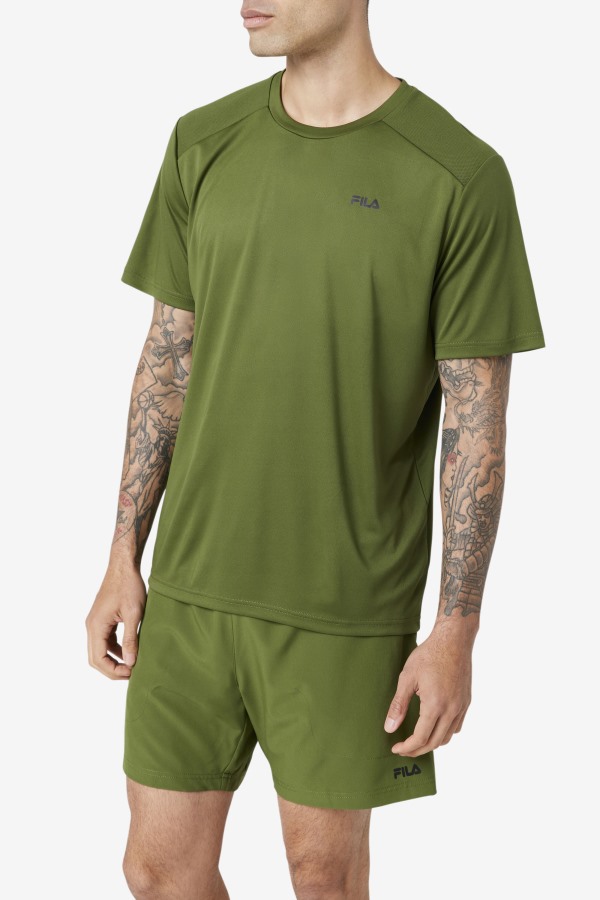 Chive/Black Fila Outlets Kaab Crew