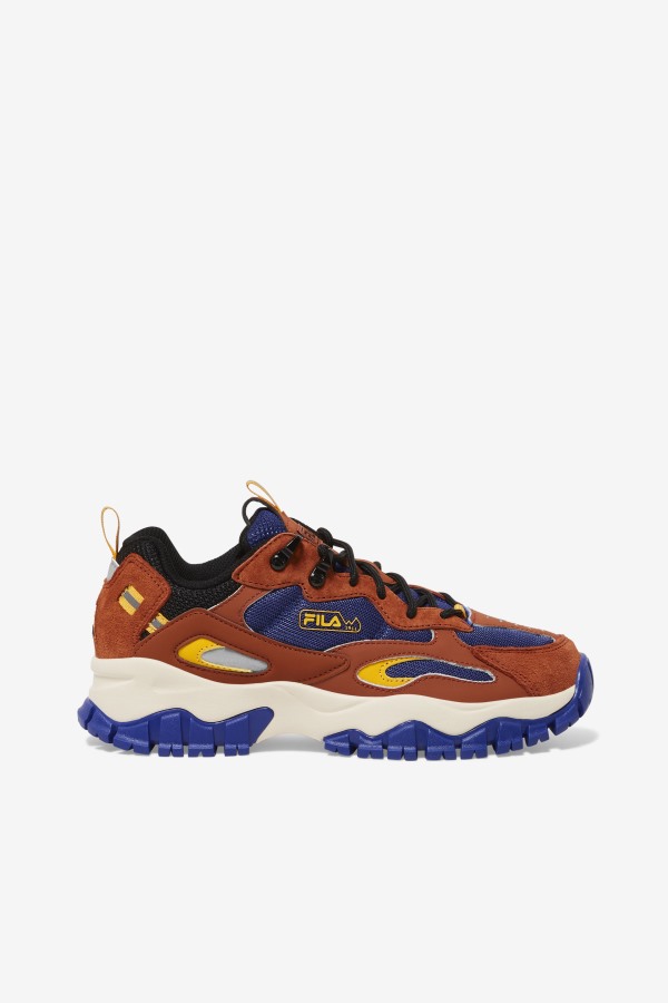 Fila Outlets Women's Ray Tracer Tr 2 Bombay Brown/Blue/Ecru