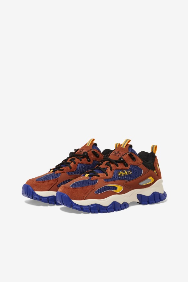 Fila Outlets Women\'s Ray Tracer Tr 2 Bombay Brown/Blue/Ecru