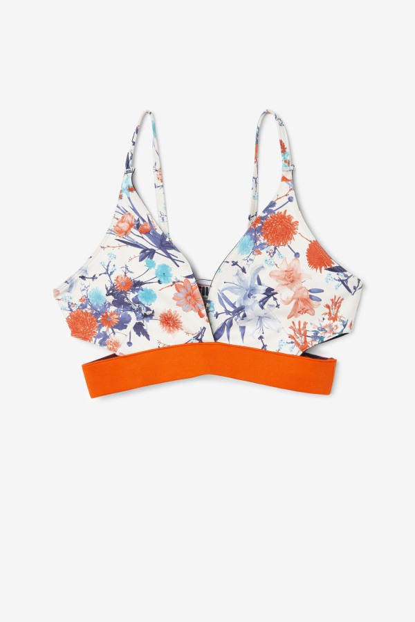 Charlee Bra Top Orange.Com Fila Outlets