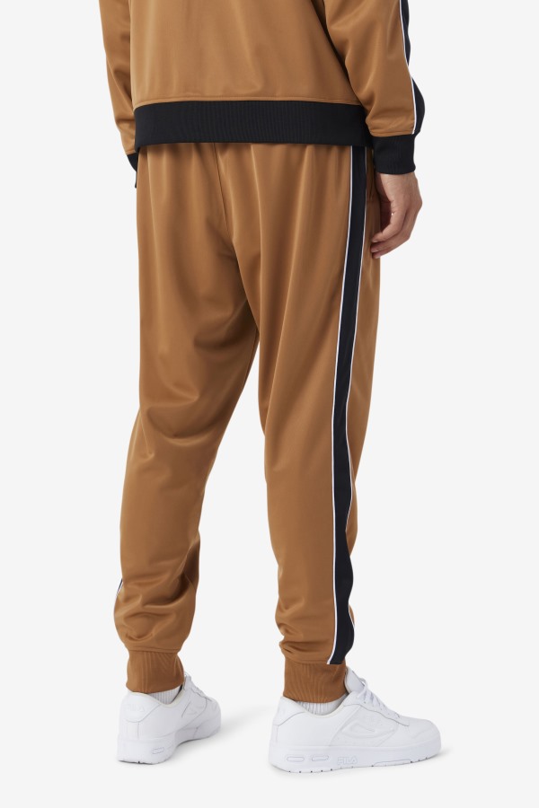 Tobacco Brown/White 2Pac Track Pant Fila Outlets