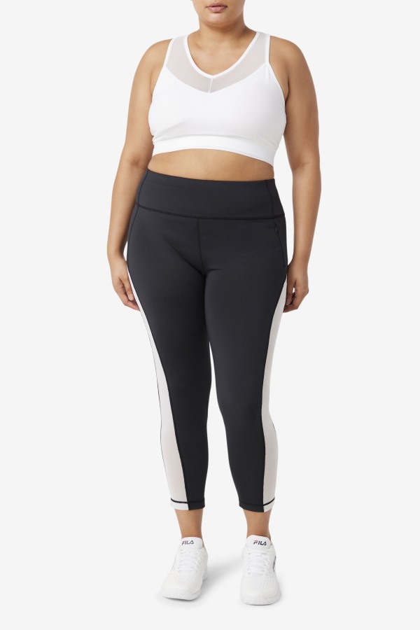 Forza Contrast 7/8 Leggings Fila Outlets Black/White