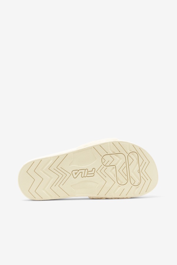 Cream/Navy/Red Fila Outlets Women\'s Fuzzy Drifter