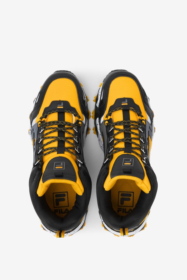 Men\'s Oakmont Tr Mid Fila Outlets Gold/Black/Glacier Gray