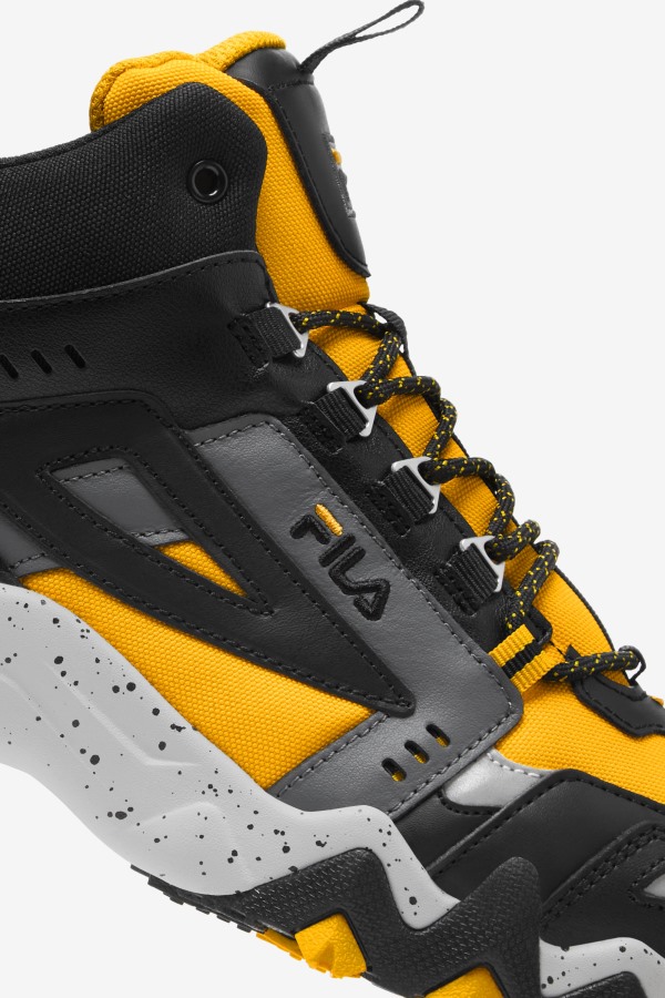 Men\'s Oakmont Tr Mid Fila Outlets Gold/Black/Glacier Gray