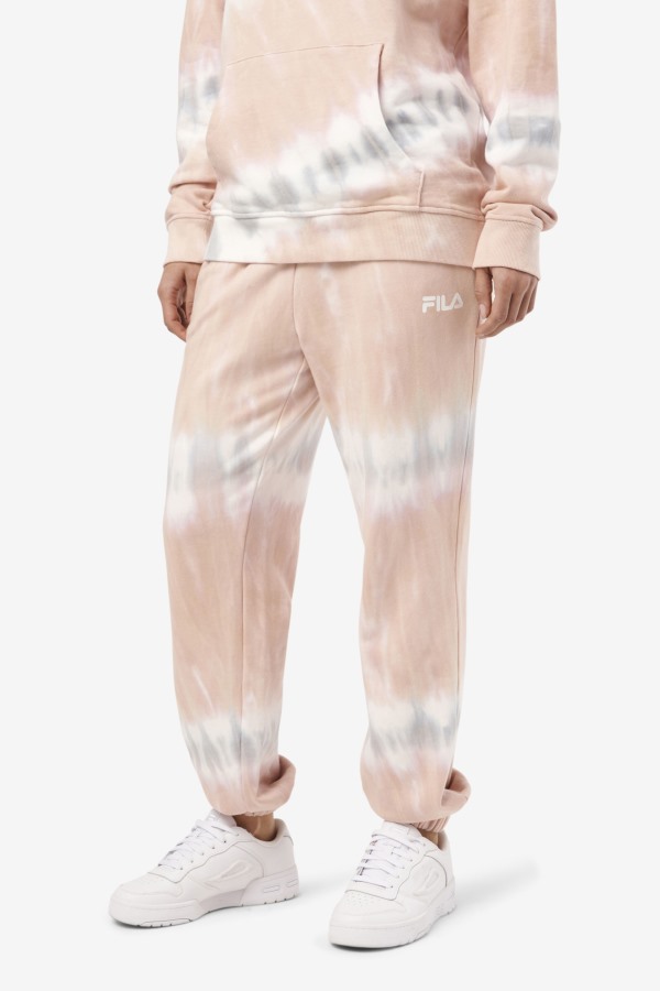 Fila Outlets Raleigh Tie Dye Jogger Gardenia/White/Belgian Block