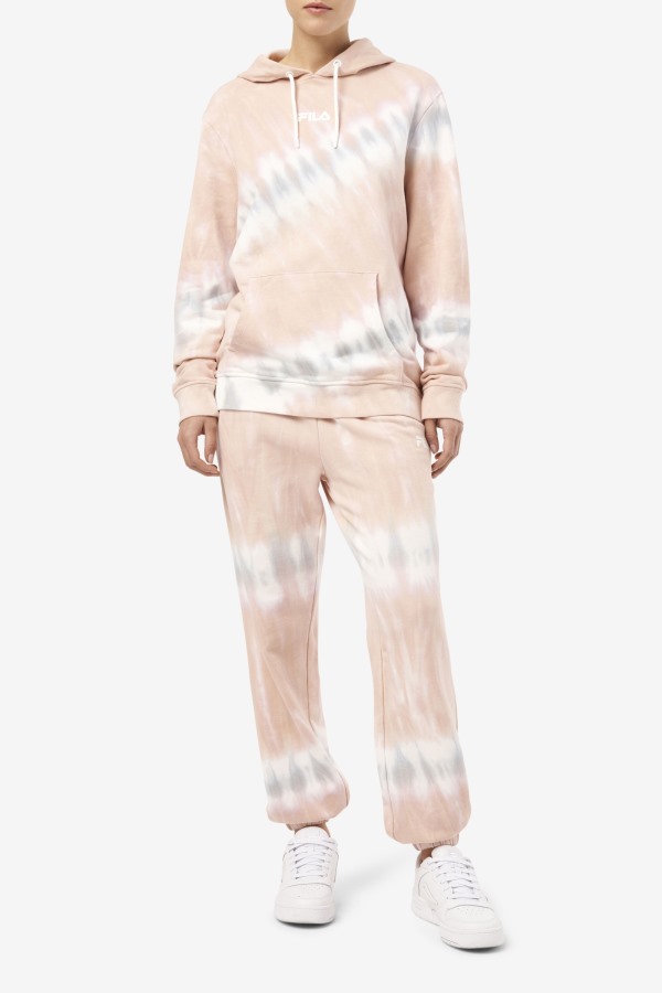 Fila Outlets Raleigh Tie Dye Jogger Gardenia/White/Belgian Block