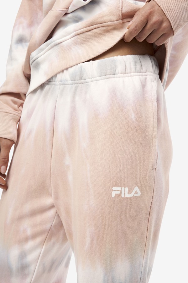 Fila Outlets Raleigh Tie Dye Jogger Gardenia/White/Belgian Block