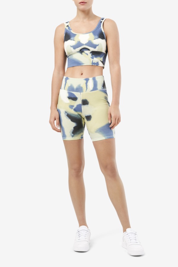 Fila Outlets Dawn Bra Top Brushstroke Print