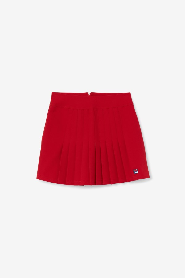 Red Amy Pleated Skirt Fila Outlets